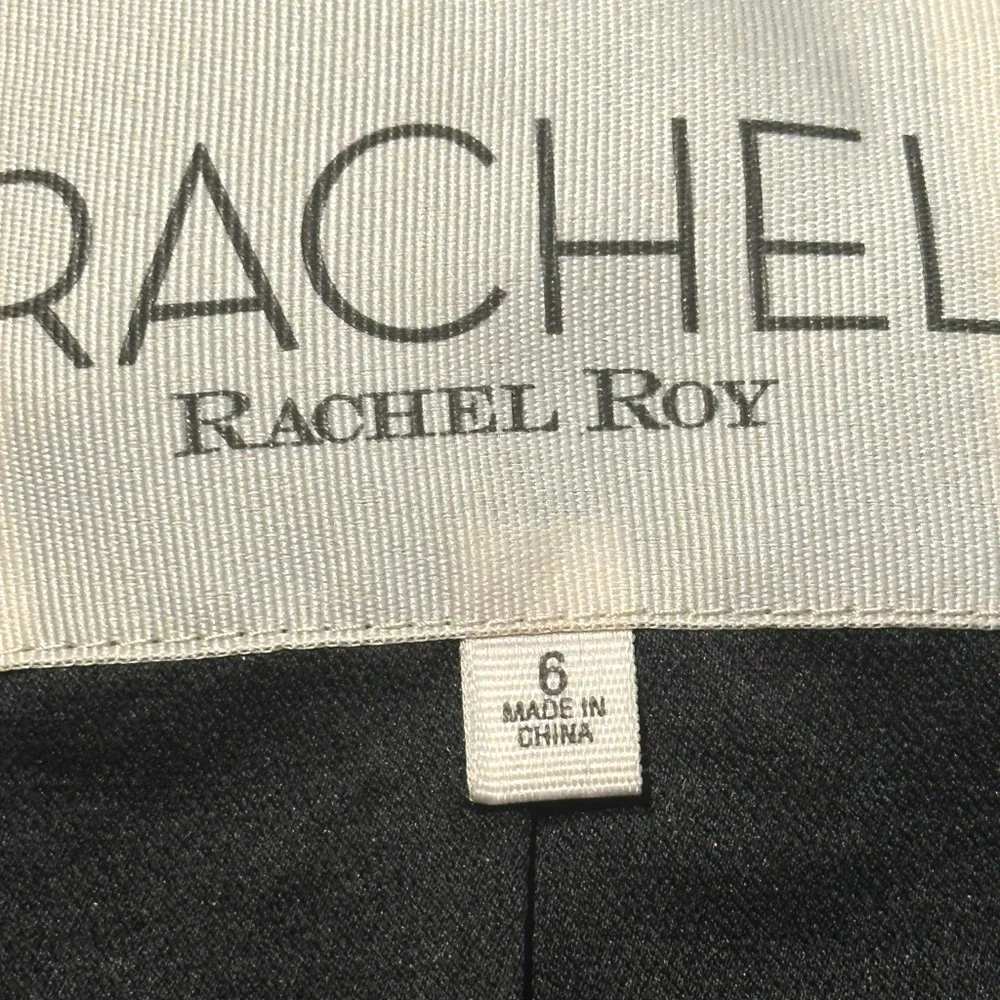 Rachel Roy Textured Velvet & Silk Blend Lightweight Coat Jacket Size 6 - Picture 8 of 15